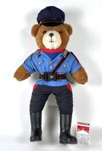  Италия * Vintage * плюшевый мишка полиция kalabinieli форма редкий редкость милитари Carabinieri TEDDY BEAR медведь мягкая игрушка ..90 годы 