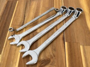 DEEN DIN type combination wrench 16mm(DNC-16DIN) other 4 pcs set secondhand goods 