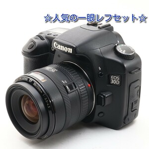 中古 良品 Canon EOS 30D レンズセット キャノン カメラ 一眼レフ 人気 初心者 おすすめ 新品CFカード付