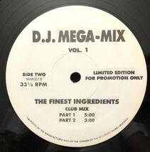 レア プロモ 1986 Norman Cook / DJ Mega-Mix Vol 1 Original US Promo 12 DJ Megamix 80s DJ Cut Up Electro Old School Hiphop_画像2