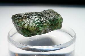 [ stock barely! first come, first served. ]!30 year front. rare stock! first come, first served! Colombia production fine quality natural emerald raw ore . rock attaching raw ore 23.3ct