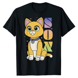 バズ・ライトイヤー ソックス 猫 ★ 黒B Ｔシャツ XXL 