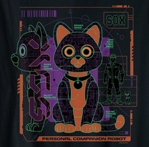 バズ・ライトイヤー ソックス 猫 ★ 黒A Ｔシャツ ３XL XXXL_画像2