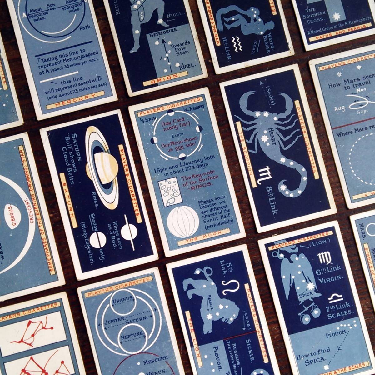 1958年◇シガレットカード<イギリス>◇宇宙の仕組み 全50種◇星座