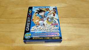 ★GBC「クロスハンター モンスターハンターバージョン(CROSS HUNTER)」箱・取説・ハガキ・カード付き/GAMEBOY/RPG/レトロゲーム/ボンボン★