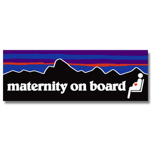 P【maternity on board】妊婦マークマグネットステッカー