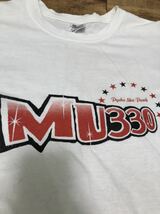 MU330 半袖Tシャツ バンドＴシャツ スカコア ホワイト XLサイズ_画像2