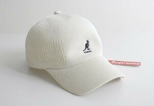 ★美品 SUPREME × KANGOL ◆22SS Ventair Logo Spacecap クリーム M (57cm) 下げ札付き キャップ 帽子 カンゴール シュプリーム ◆D-3