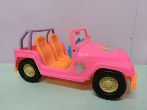 バービー マリブビーチ クルーザー ジープ オープンカー 車 ピンク 人形用 ビンテージ◆Barbie Jeep ファンシー ブライス リカちゃん にも