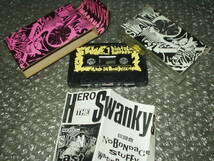 テープ◆THE SWANKYS「LAST PUNK SHOW」告知チラシ付属～九州パンク/GAI/CONFUSE/白(KURO)/SPUNKY BOYS/RODEO/SPACE INVEDERS_画像1