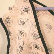 新品未使用H&M総柄花柄シースルートップス半袖ノースリーブピンク黒エイチアンドエム_画像4