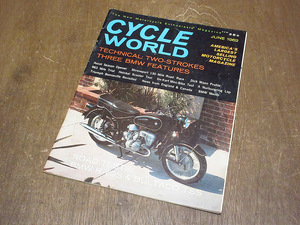ビンテージ60's●CYCLE WORLD 1962年6月モーターサイクルマガジン●220907i7-otclct 1960sバイク雑誌オートバイアメリカ