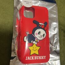 【送料無料】50th ☆ Jack Bunny !! iPhone11 proケース 赤　ドラミちゃんコラボ_画像6