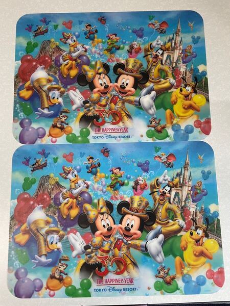 30周年記念 ランチョンマット ディズニーシー ディズニー ミッキー ミニー