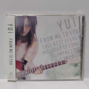 YUI　FROM ME TO YOU　CD　アルバム　帯付き　★視聴確認済み★　