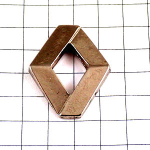  pin badge * Renault car emblem silver color * France limitation pin z* rare . Vintage thing pin bachi