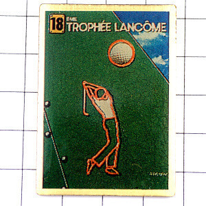  значок * Lancome косметика Golf собрание * Франция ограничение булавка z* редкость . Vintage было использовано булавка bachi