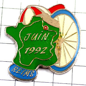 ピンバッジ・自転車レース帽子ランス1992年◆フランス限定ピンズ◆レアなヴィンテージものピンバッチ