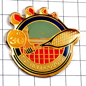  pin badge * tennis. racket ... net lamp * France limitation pin z* rare . Vintage thing pin bachi