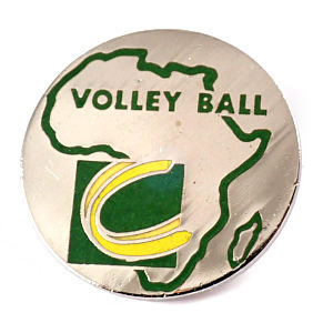 Pin Badge Africa Map Map Volleyball C ◆ French Limited Pins ◆ Редкая винтажная партия штифта