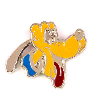  pin badge * Pluto dog Disney silver color * France limitation pin z* rare . Vintage thing pin bachi