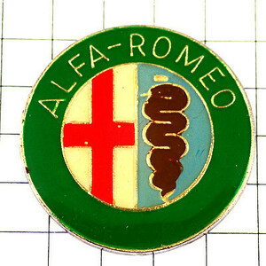  pin badge * Alpha Romeo 10 character .. green. Logo car * France limitation pin z* rare . Vintage thing pin bachi