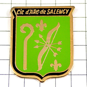  pin badge * archery bow arrow salon si- cane . 100 .. . chapter * France limitation pin z* rare . Vintage thing pin bachi