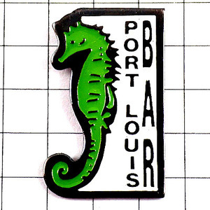  pin badge * seahorse dragon green . port Lewis dragon mo-li car s neck capital * France limitation pin z* rare . Vintage thing pin bachi
