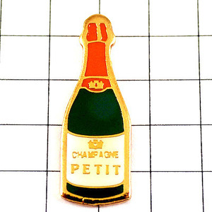 ピンバッジ・シャンパーニュ酒シャンパン瓶◆フランス限定ピンズ◆レアなヴィンテージものピンバッチ