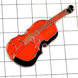 ピンバッジ・バイオリン音楽ミュージック楽器◆フランス限定ピンズ◆レアなヴィンテージものピンバッチ