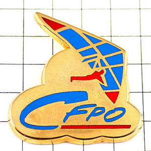  pin badge * hang glider empty middle sport blue . red * France limitation pin z* rare . Vintage thing pin bachi