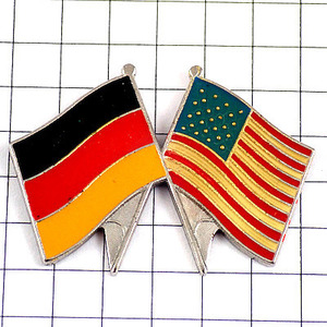 ピンバッジ・アメリカ/USA星条旗ドイツ国旗◆フランス限定ピンズ◆レアなヴィンテージものピンバッチ