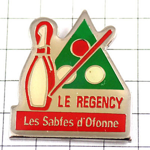  pin badge * bowling. pin . billiards . lamp place * France limitation pin z* rare . Vintage thing pin bachi