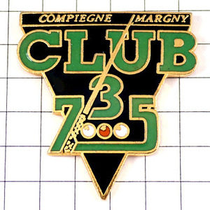  pin badge * billiards . lamp Club 735* France limitation pin z* rare . Vintage thing pin bachi