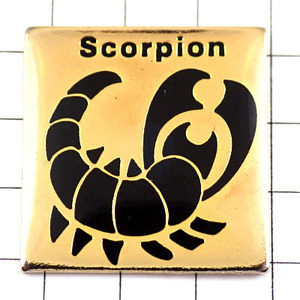  pin badge * Scorpion horoscope . seat . sleigh seat * France limitation pin z* rare . Vintage thing pin bachi