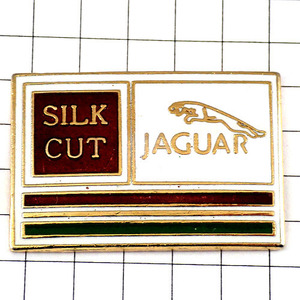  pin badge * silk cut beauty . Jaguar car Logo .* France limitation pin z* rare . Vintage thing pin bachi