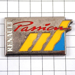  pin badge * Renault car to passion passion * France limitation pin z* rare . Vintage thing pin bachi