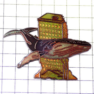  pin badge * whale . height layer Bill .* France limitation pin z* rare . Vintage thing pin bachi