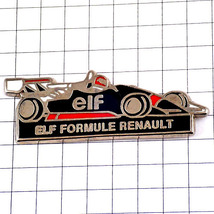 ピンバッジ・F1ルノー黒い車エルフ石油レース仕様◆フランス限定ピンズ◆レアなヴィンテージものピンバッチ_画像1