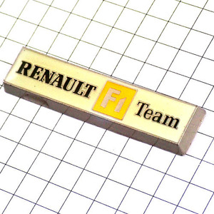  значок * Renault F1re- пар машина * Франция ограничение булавка z* редкость . Vintage было использовано булавка bachi