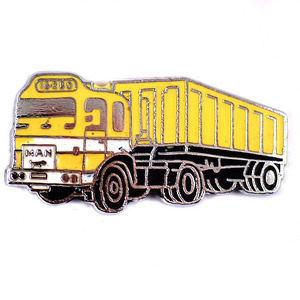 ピンバッジ・マンMAN 大型トラックやバス製造ドイツ車◆フランス限定ピンズ◆レアなヴィンテージものピンバッチ