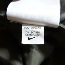 【美品 NIKE ナイキ】DOUBLE SWOOSH QUILTED JACKET ダブルスウォッシュ キルティングジャケット カーキ L_画像9