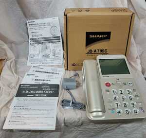 S-683 シャープ 電話機 コードレス 振り込め詐欺対策機能搭載 JD-AT95C デジタルコードレス電話機
