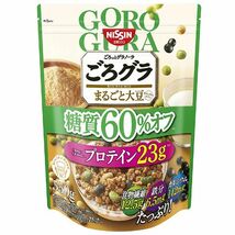 送料300円(税込)■st013■◎日清シスコ ごろグラ 糖質60%オフ まるごと大豆(350g) 24袋【シンオク】_画像2