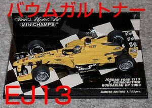 1/43 ジョーダン FORD EJ13 バウムガルトナー ハンガリーGP 2003 JORDAN フォード