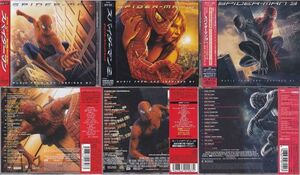 ★CD スパイダーマン 1+2+3 オリジナルサウンドトラック.サントラ.OST 国内盤 3枚セット