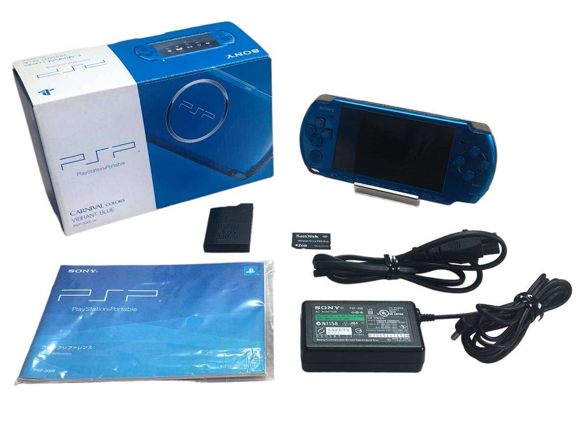 SIE PSP プレイステーション・ポータブル バイブラント・ブルー PSP 