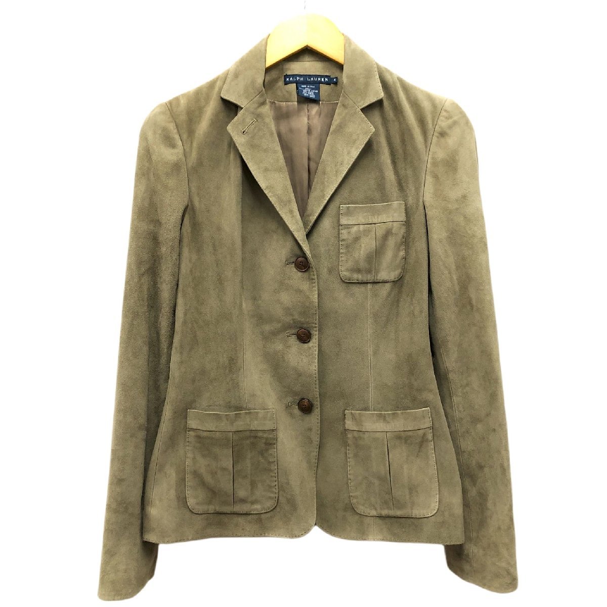 RALPH LAUREN ラルフローレン / スエード 本革 3B テーラード