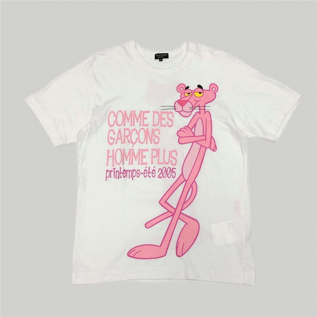 在庫有り お買い得 コムデギャルソン オムプリュス□ピンクパンサー□T