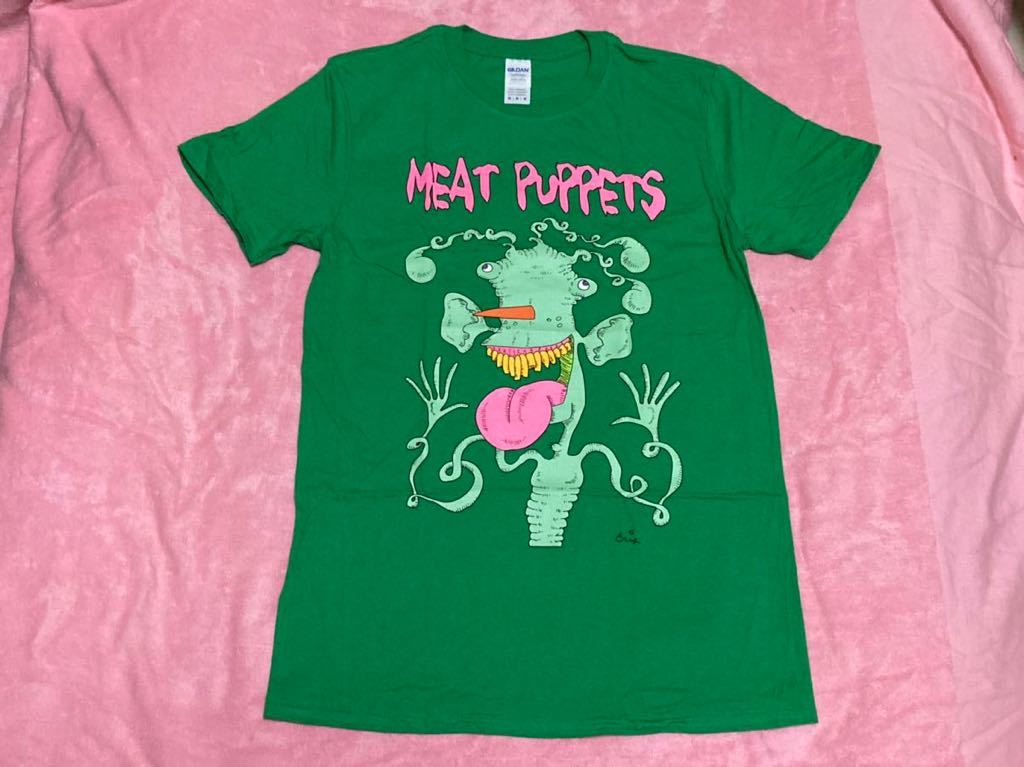 純正販売品 ミートパペッツ puppets Meat 90s tシャツ ヴィンテージ バンt Tシャツ/カットソー(半袖/袖なし)